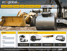 Tablet Screenshot of ecoglobal21.com